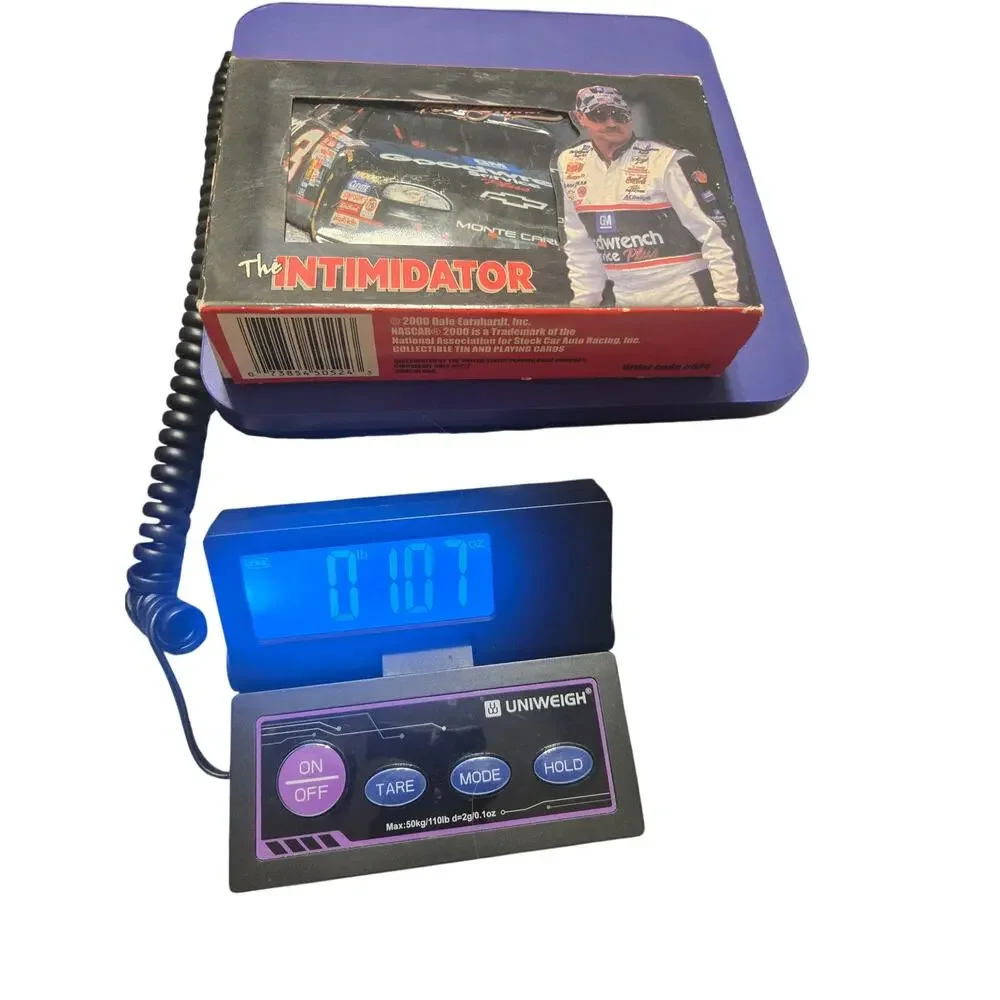 Dale Earnhardt Intimidator 2000 NASCAR Collectible Tin Playing Cards Sealed